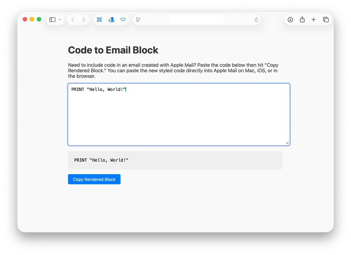 Step 1: Add your code and copy