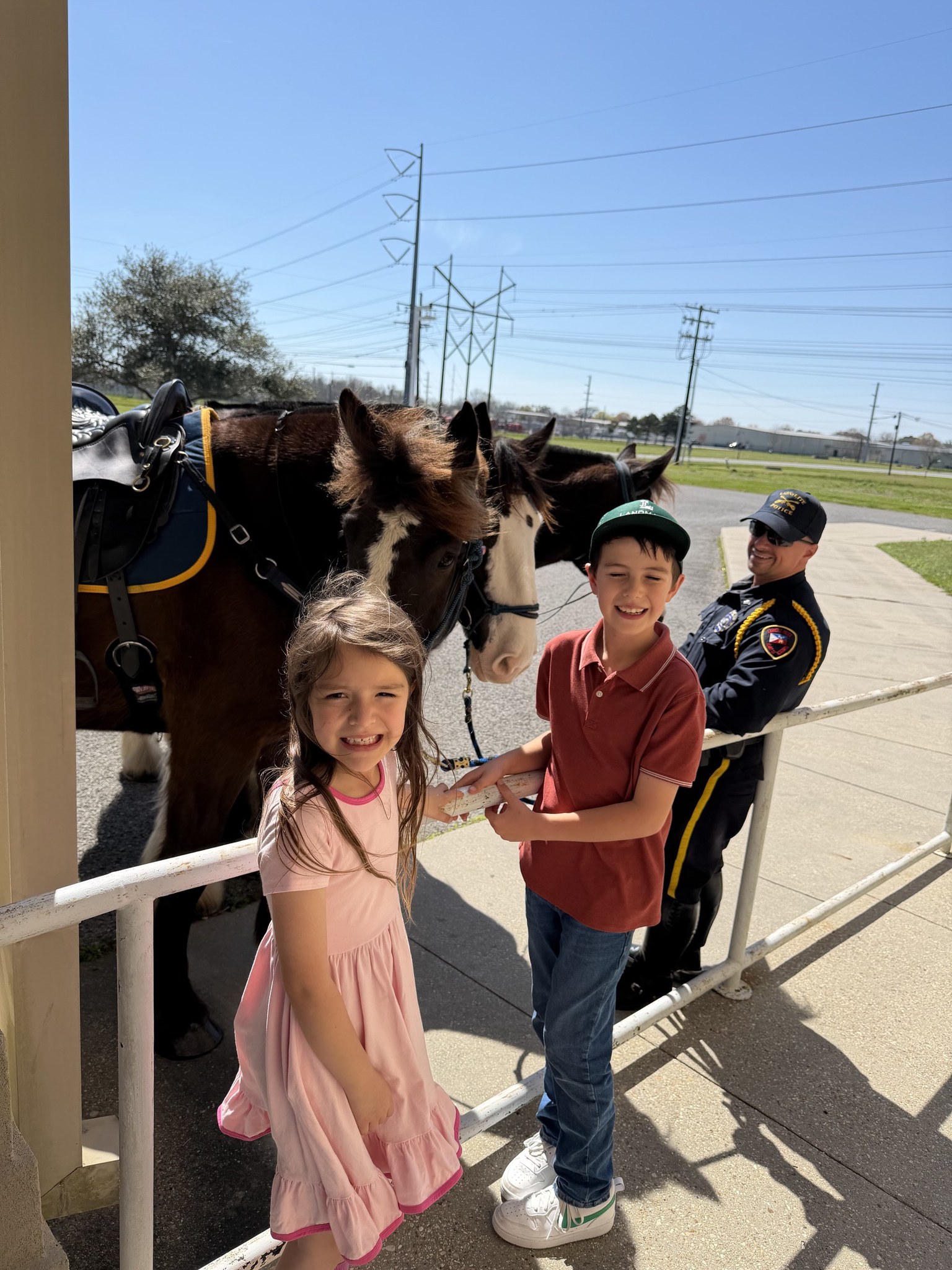 Kids and horses